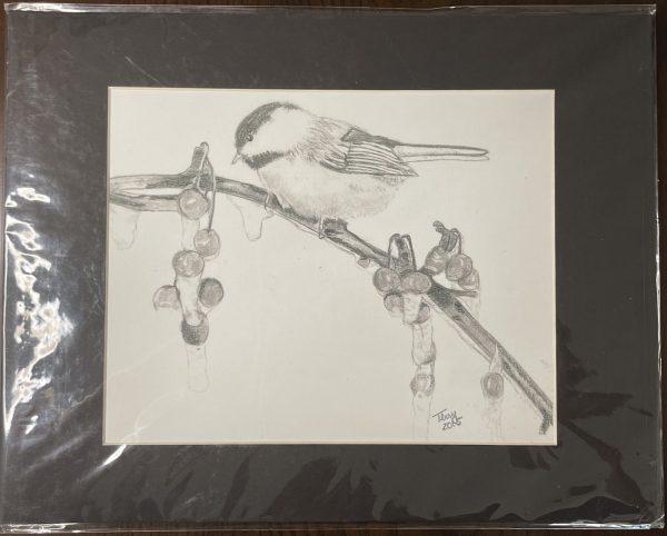 Chickadee Pencil - Print